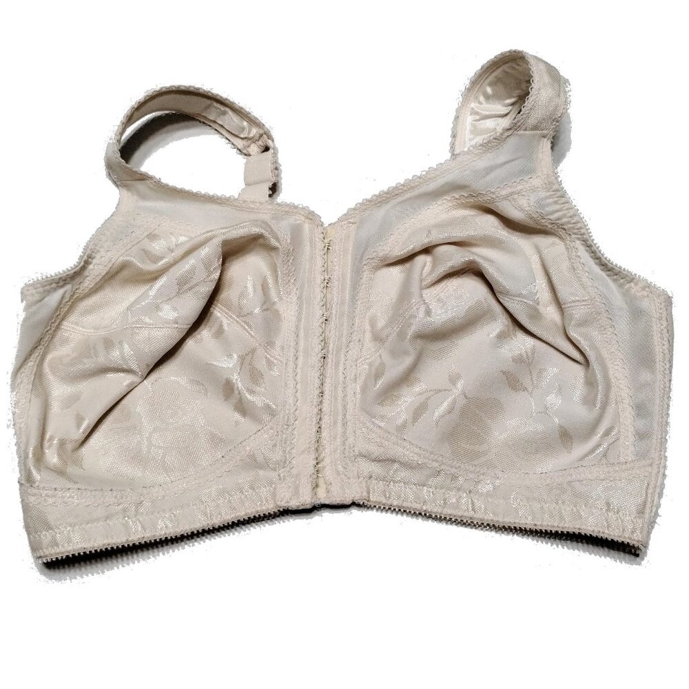 ✔️38DDD Playtex 4695 18 Hour Supportive Flexible Back Front Close Wireless Bra